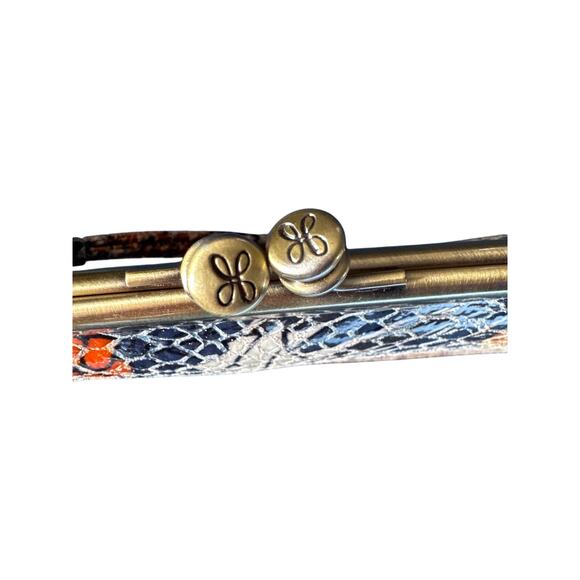 Hobo Cora Orange Blossom Large Frame Wallet - Picture 3 of 10